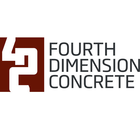 Fourth Dimension Concrete logo