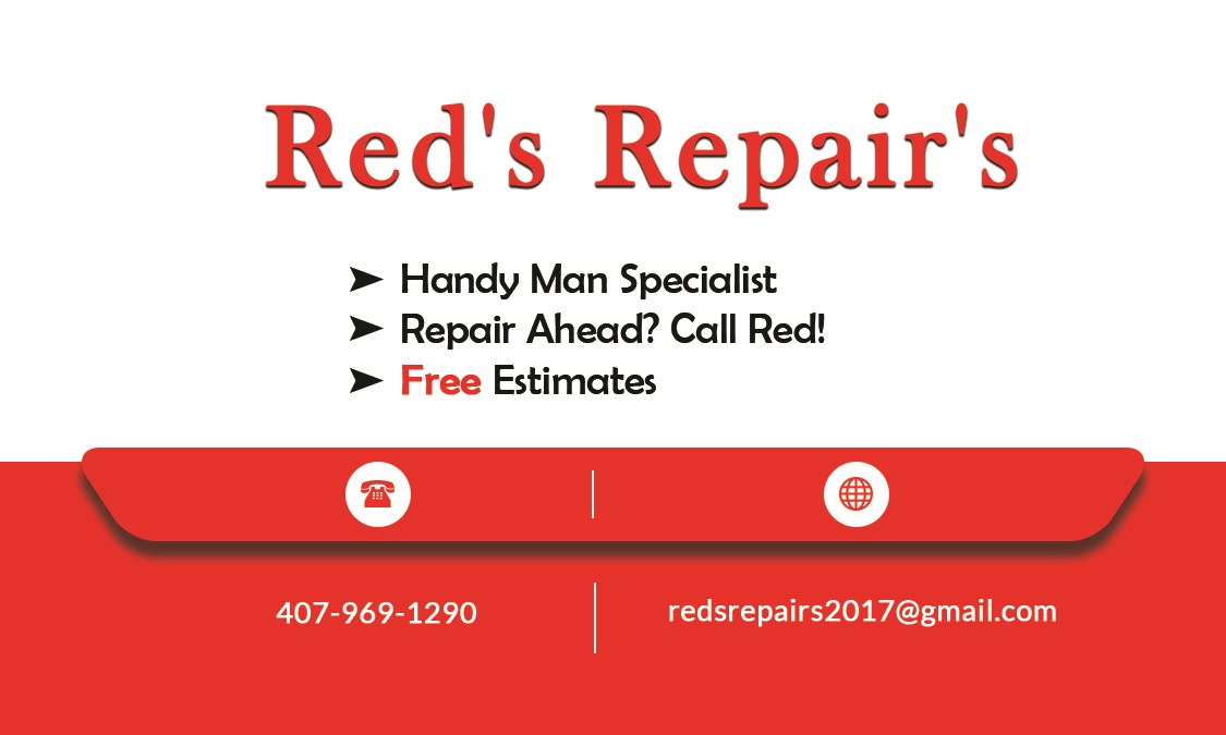 Red's Repair's logo