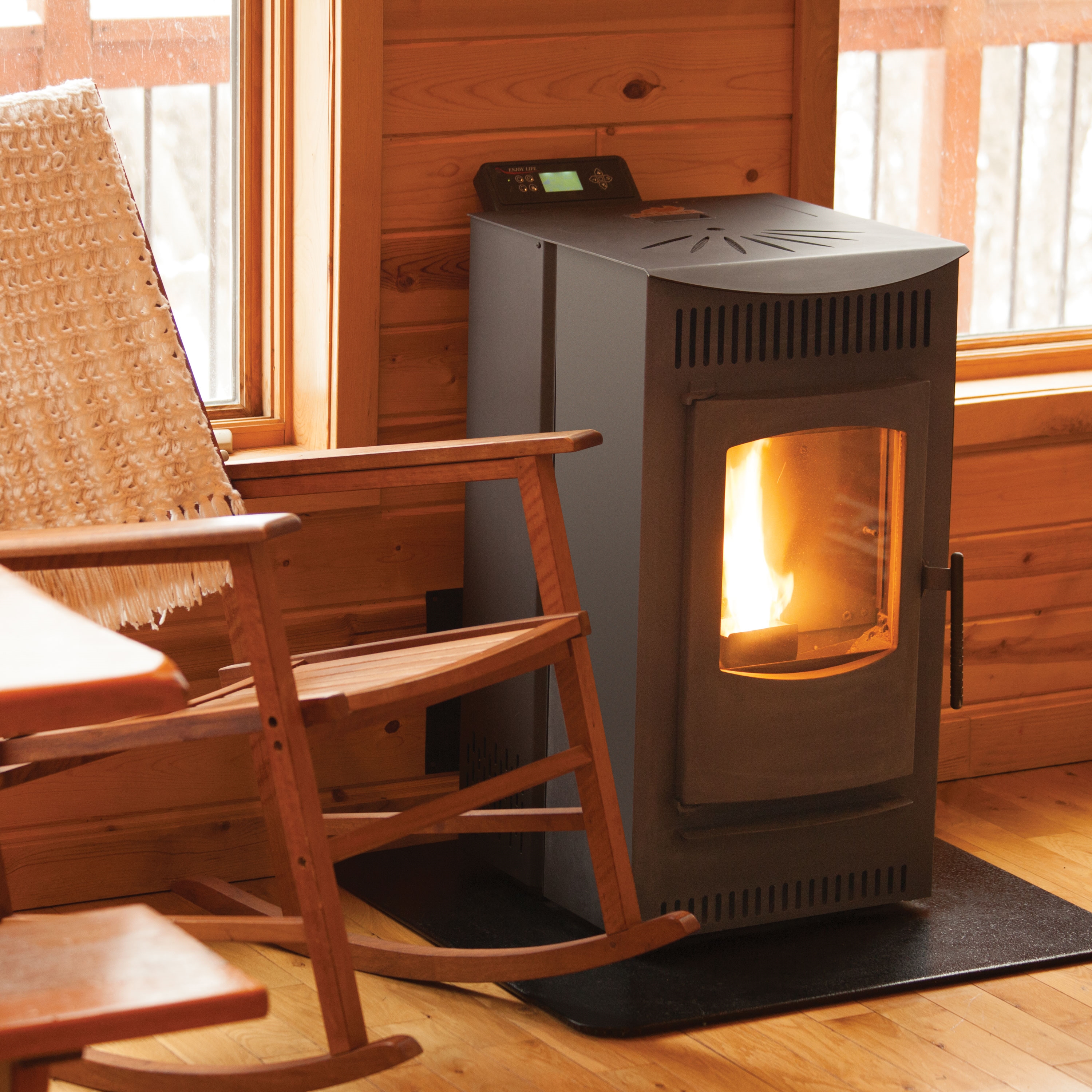 M H Pellet stoves logo
