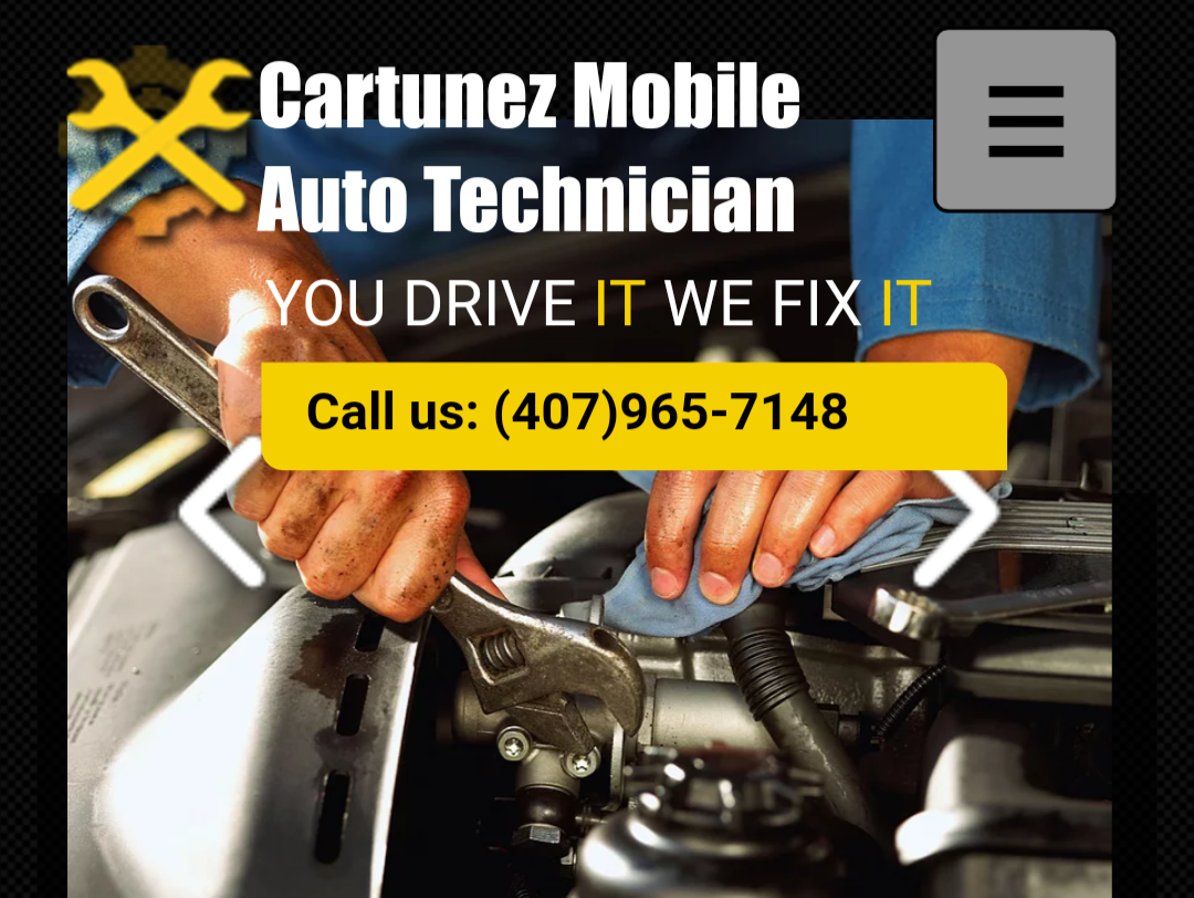 Cartunez mobile auto technician logo