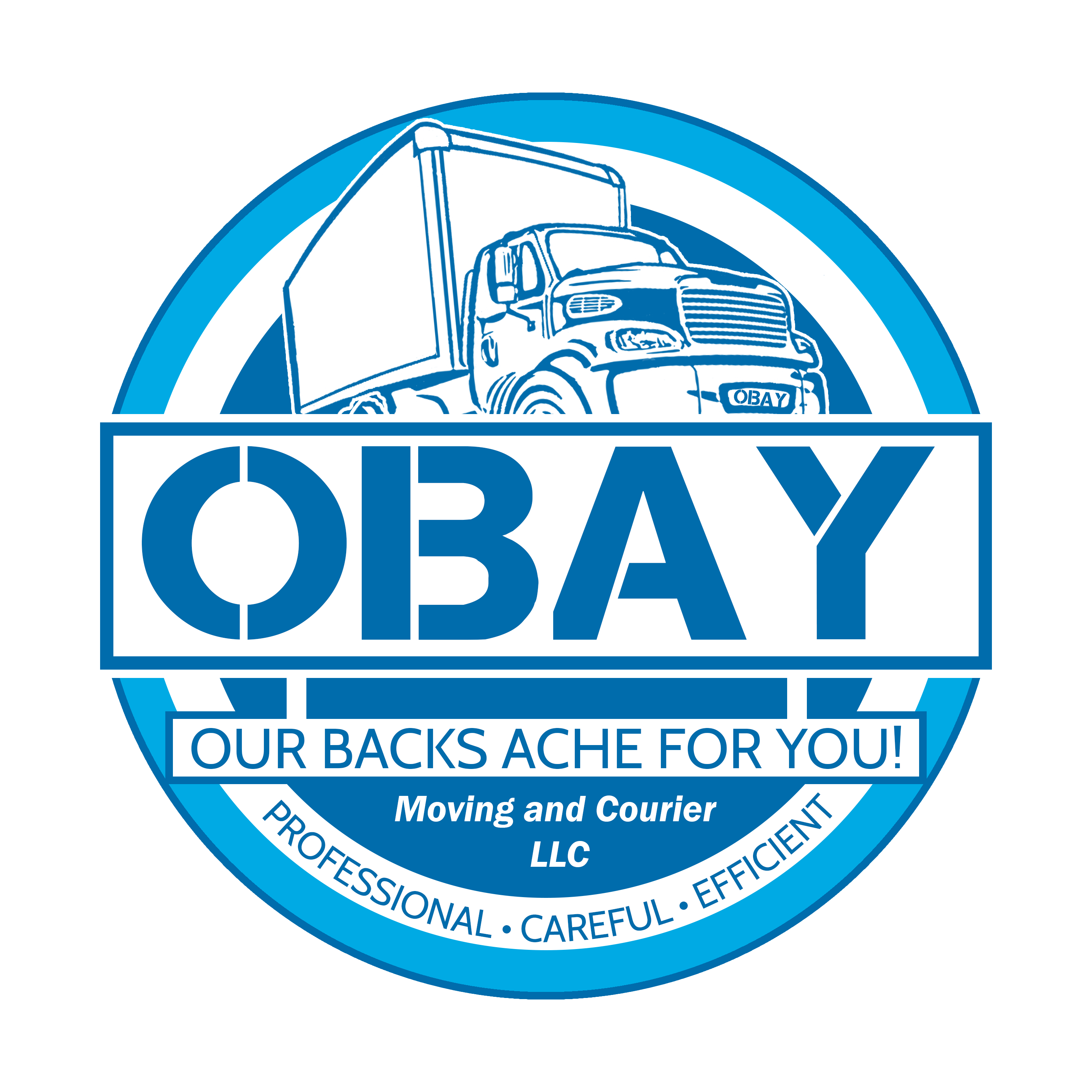Logo for OBAY Moving and Courier LLC