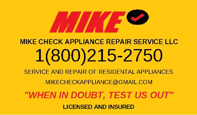 mike check appliance repair service logo