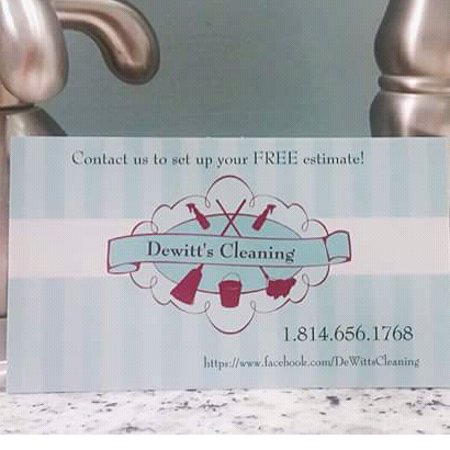 DeWitt's Cleaning logo