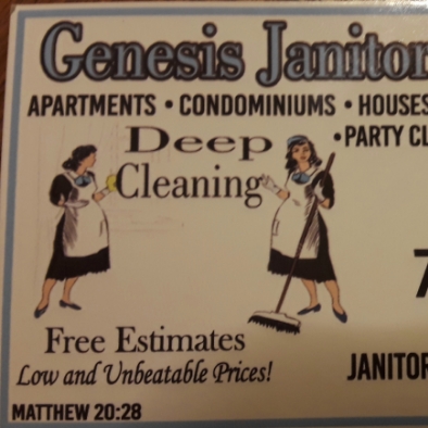 Genesis janitorial services logo