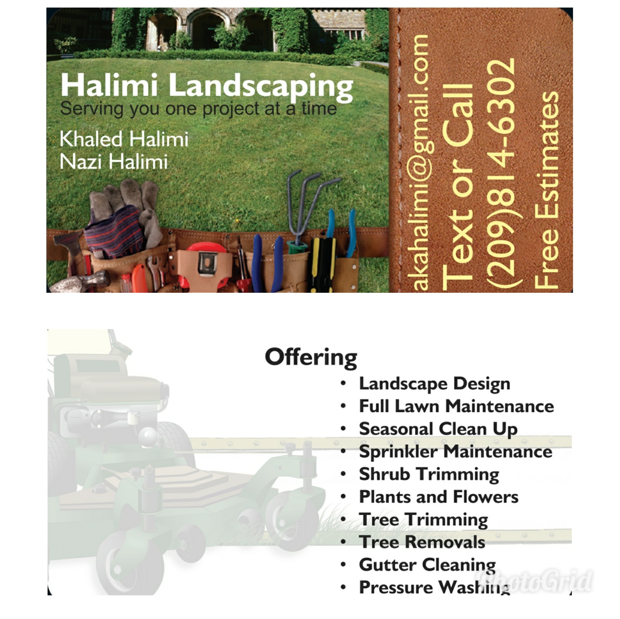 Halimi Landscaping logo
