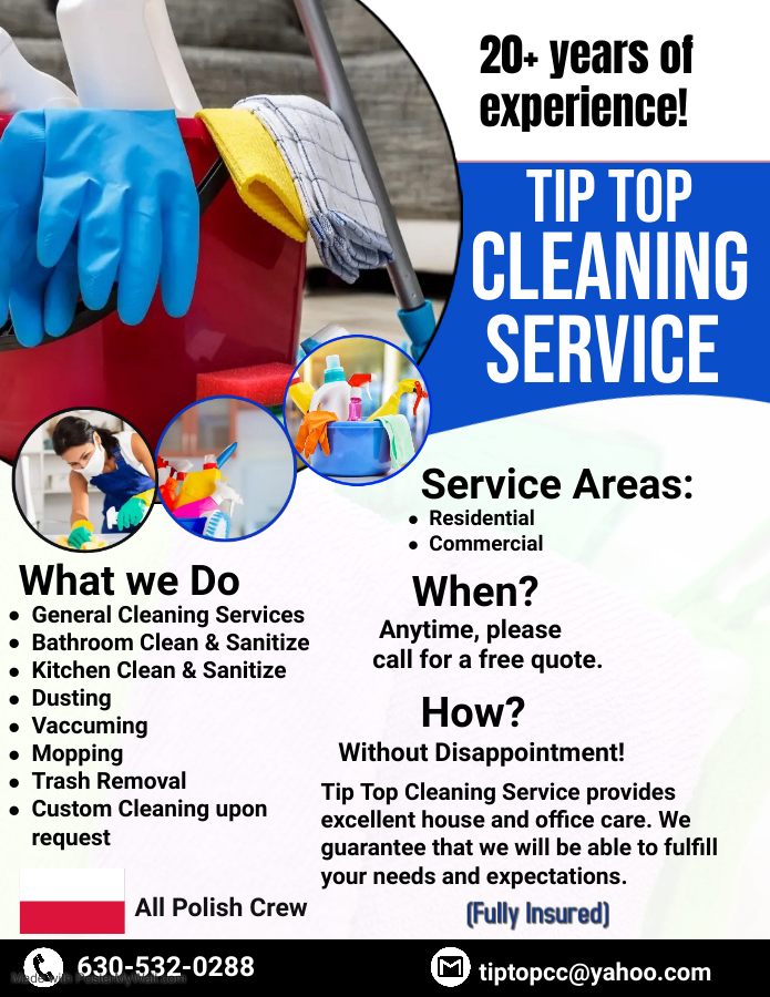 TipTop Cleaning Service logo