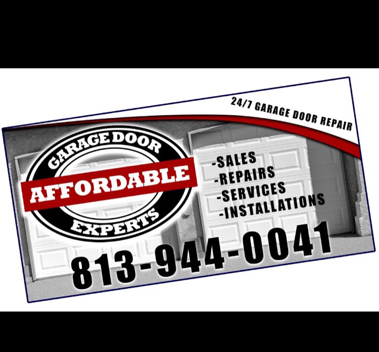 Logo for Affordable garage door experts