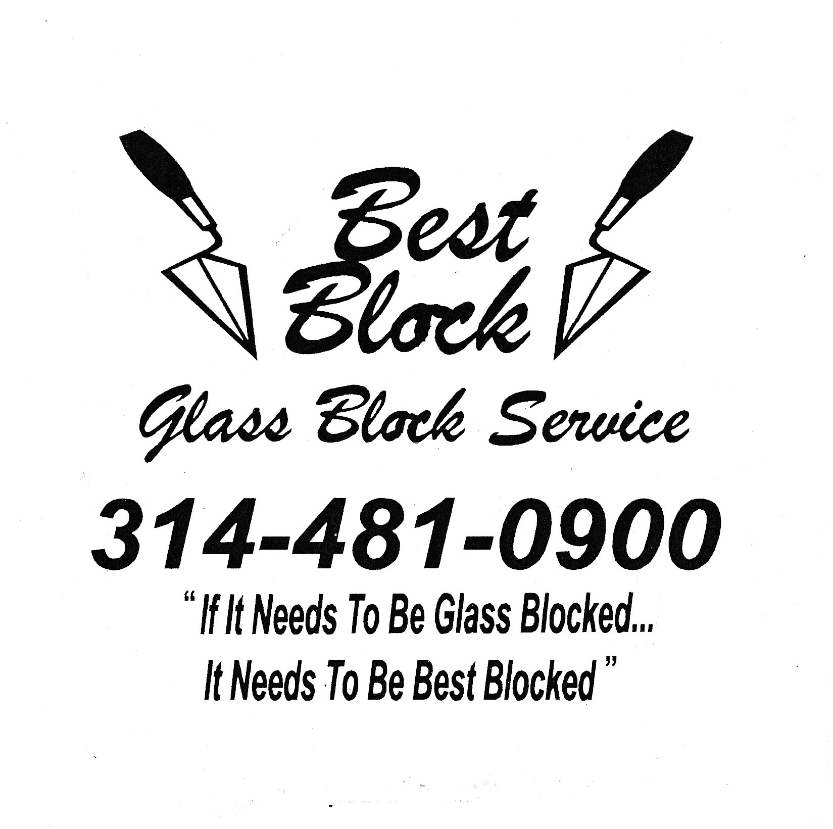 Best Block Glass Block Service logo