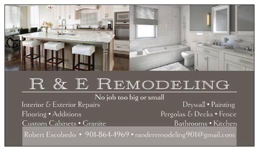 Logo for R & E Remodeling