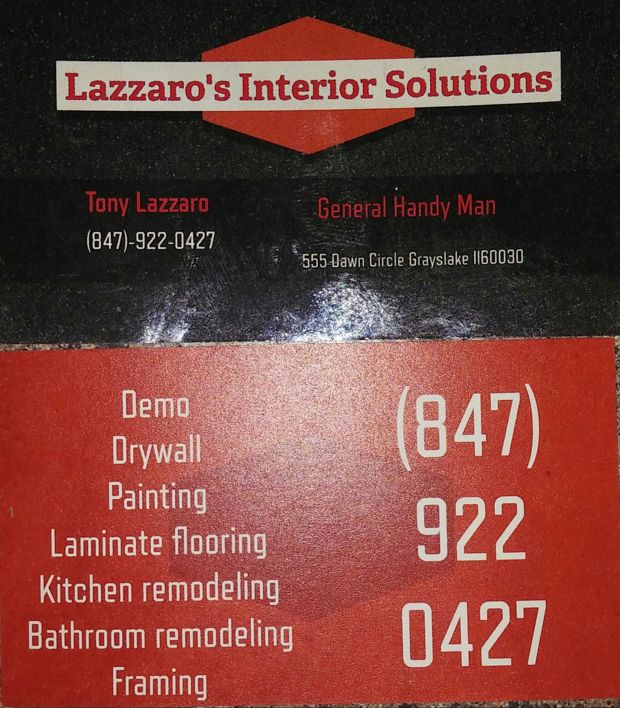 Lazzaro's Interior Solutions logo