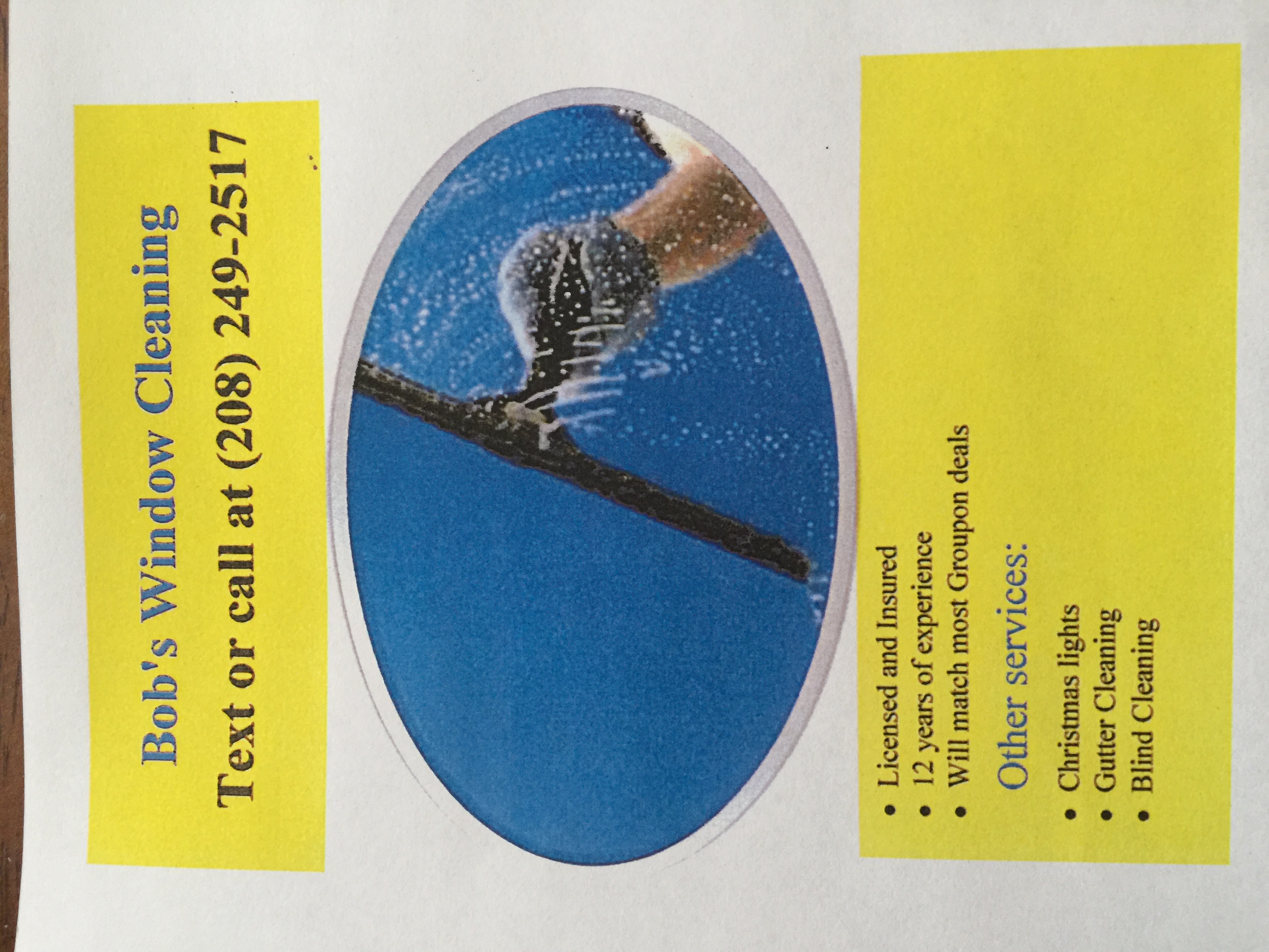 Bobs Window Cleaning logo