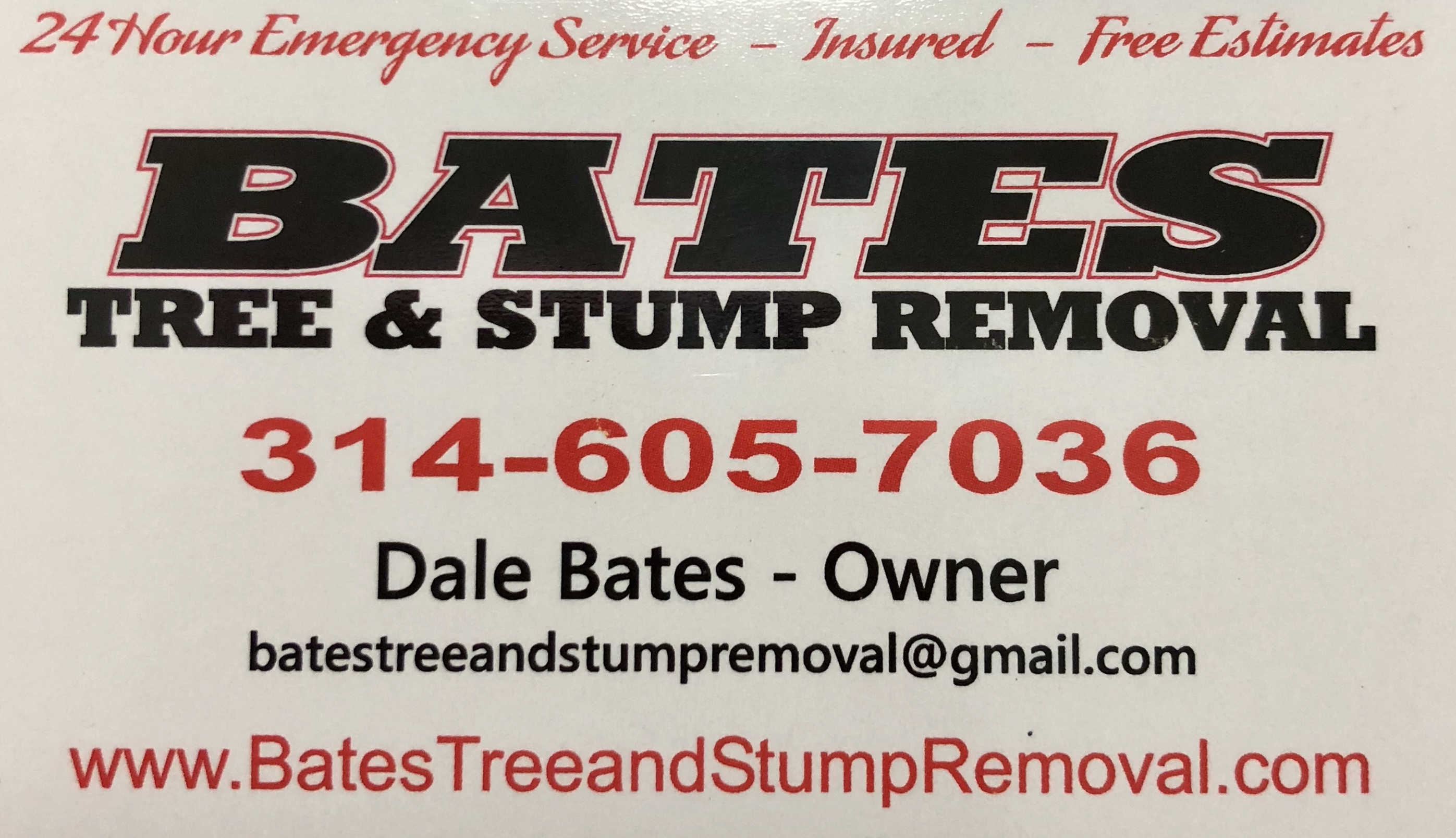 Bates Tree & Stump Removal logo
