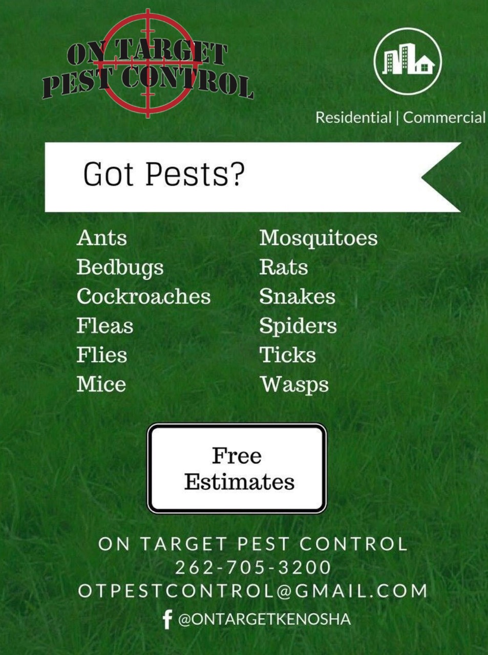 On Target Pest Control logo