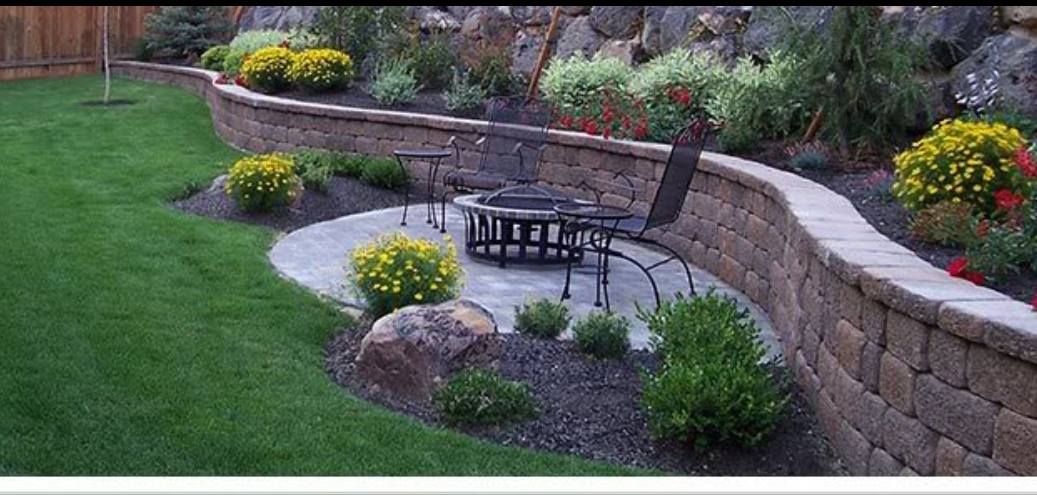 Orange landscaping logo