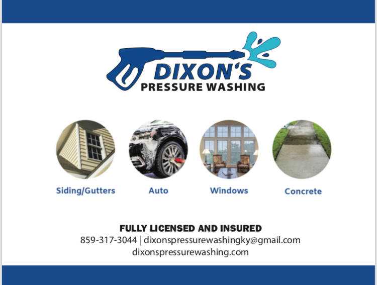 Logo for Dixons Pressure Washing