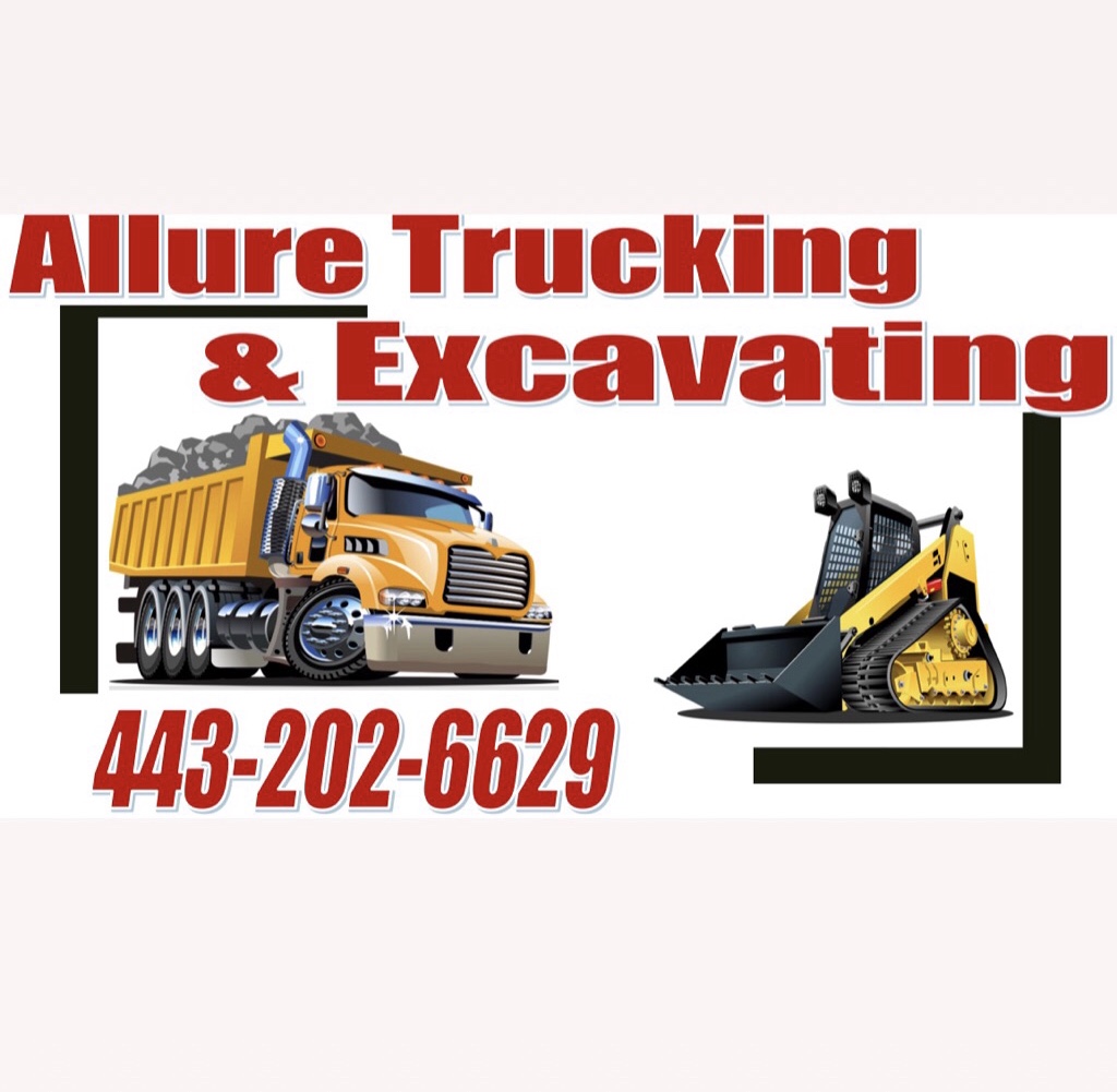 Allure trucking and Excavating logo