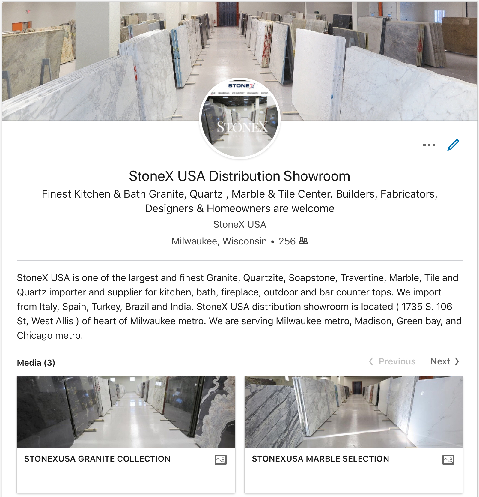 STONEXUSA SUPPLIER OF GRANITE & QUARTZ logo