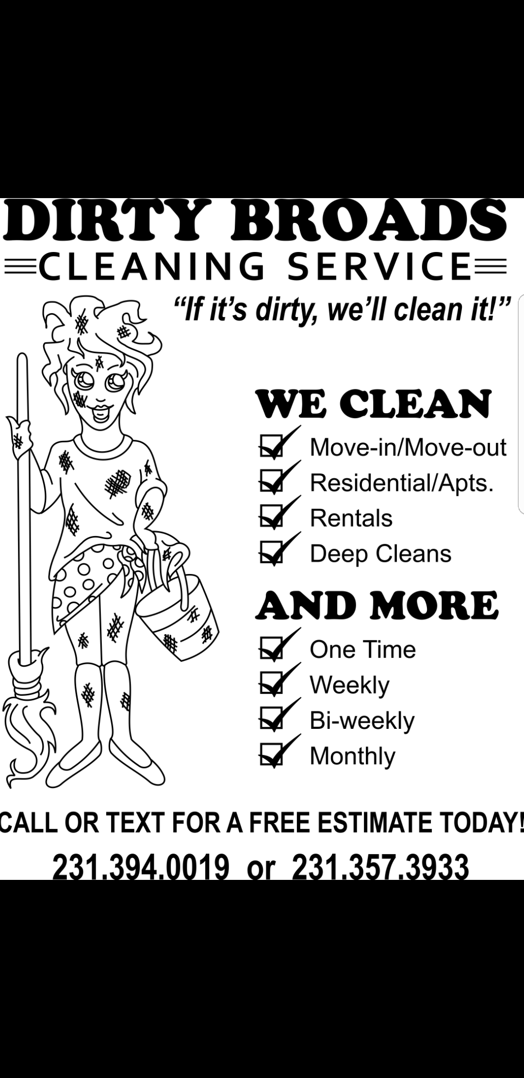 DIRTY BROADS CLEANING SERVICE logo
