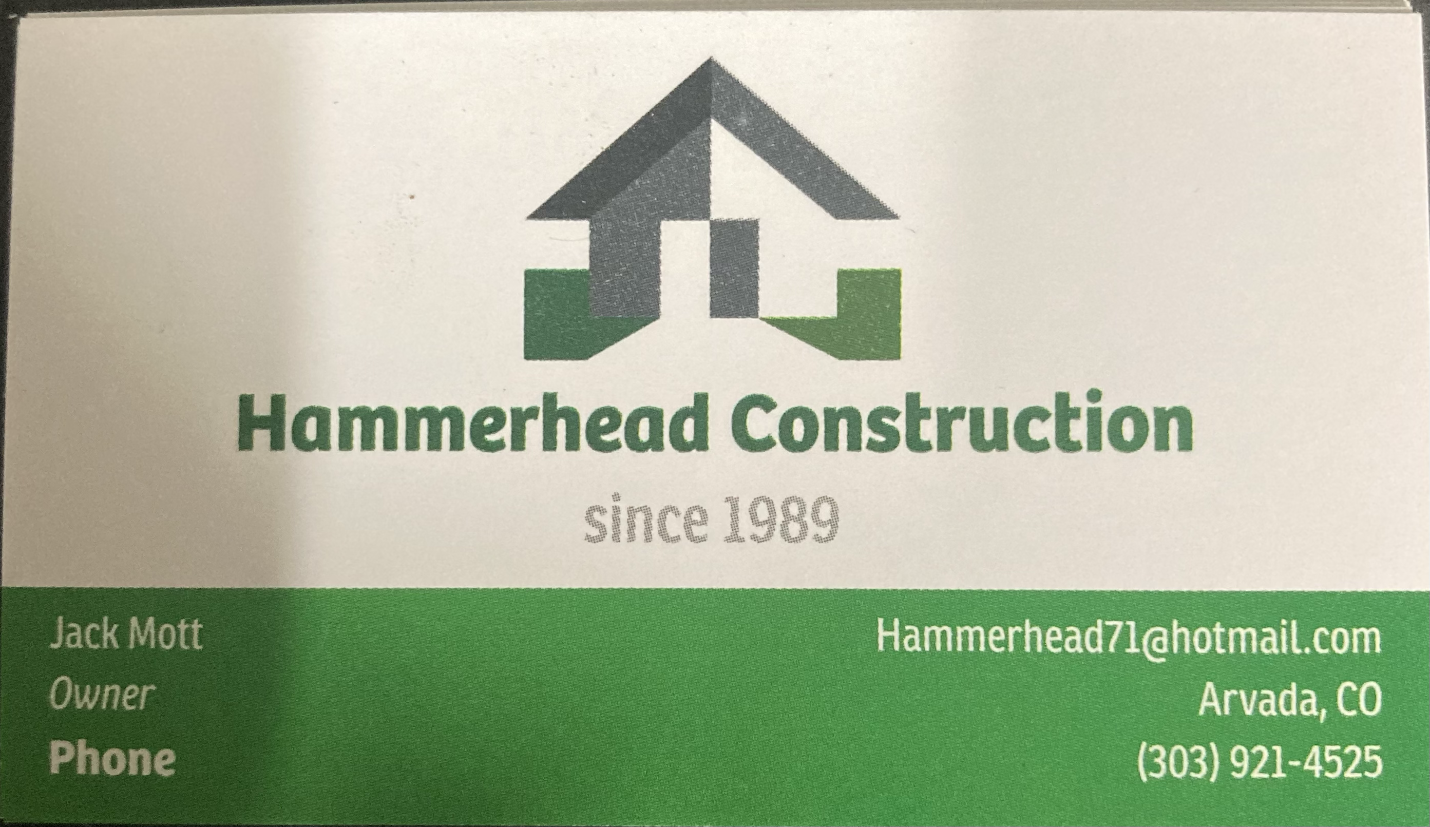 Logo for Hammerhead Construction
