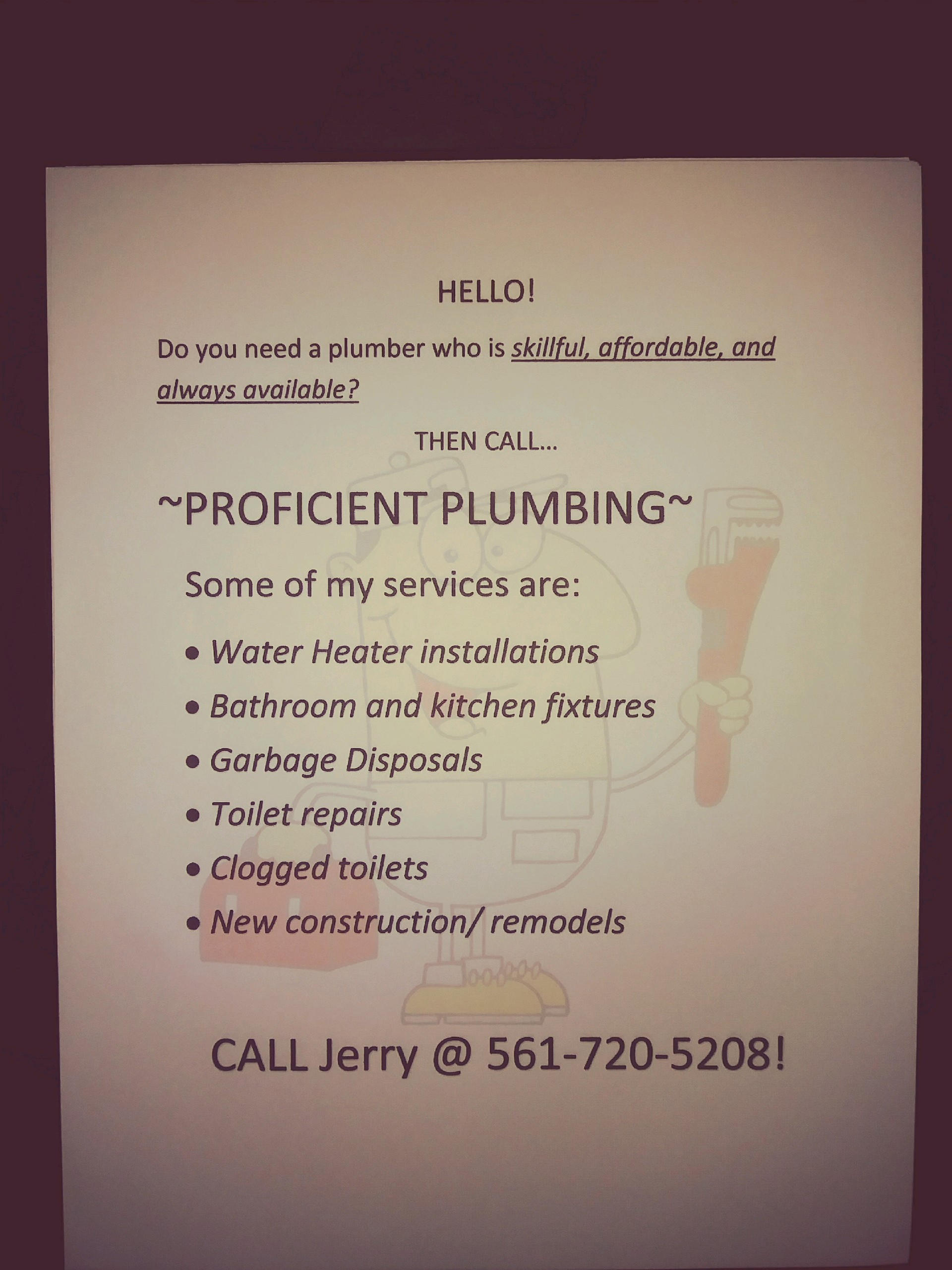 Logo for Proficient Plumbing