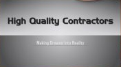 High Quality Contractors logo