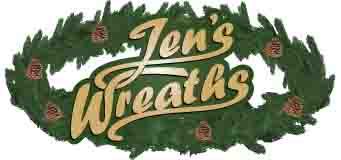 McFadden Enterprises, LLC. Jen's Wreaths logo
