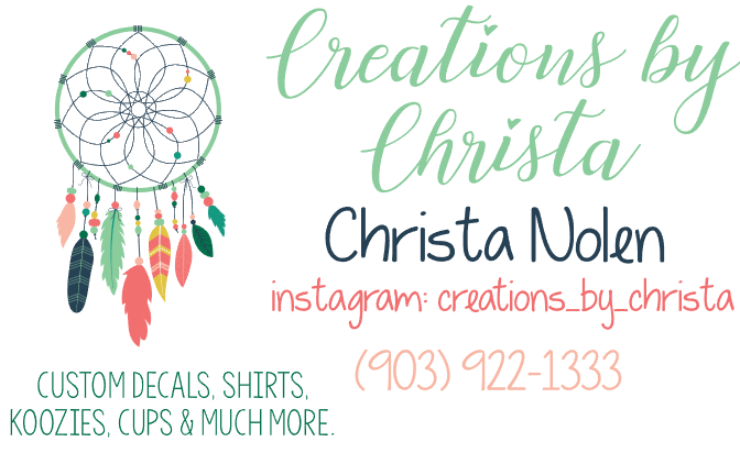 Logo for Creations by Christa