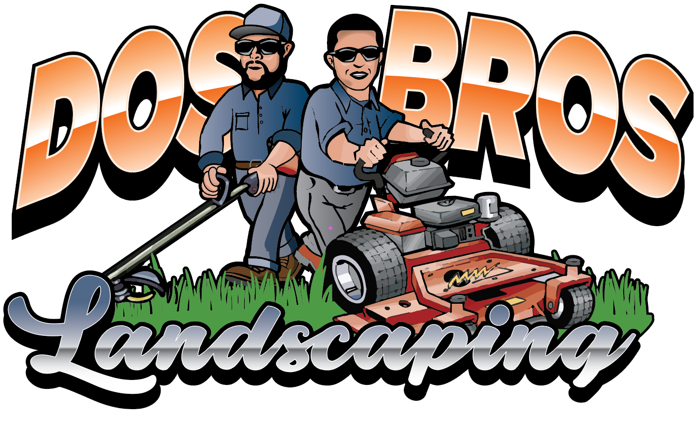 Dos bros landscaping logo