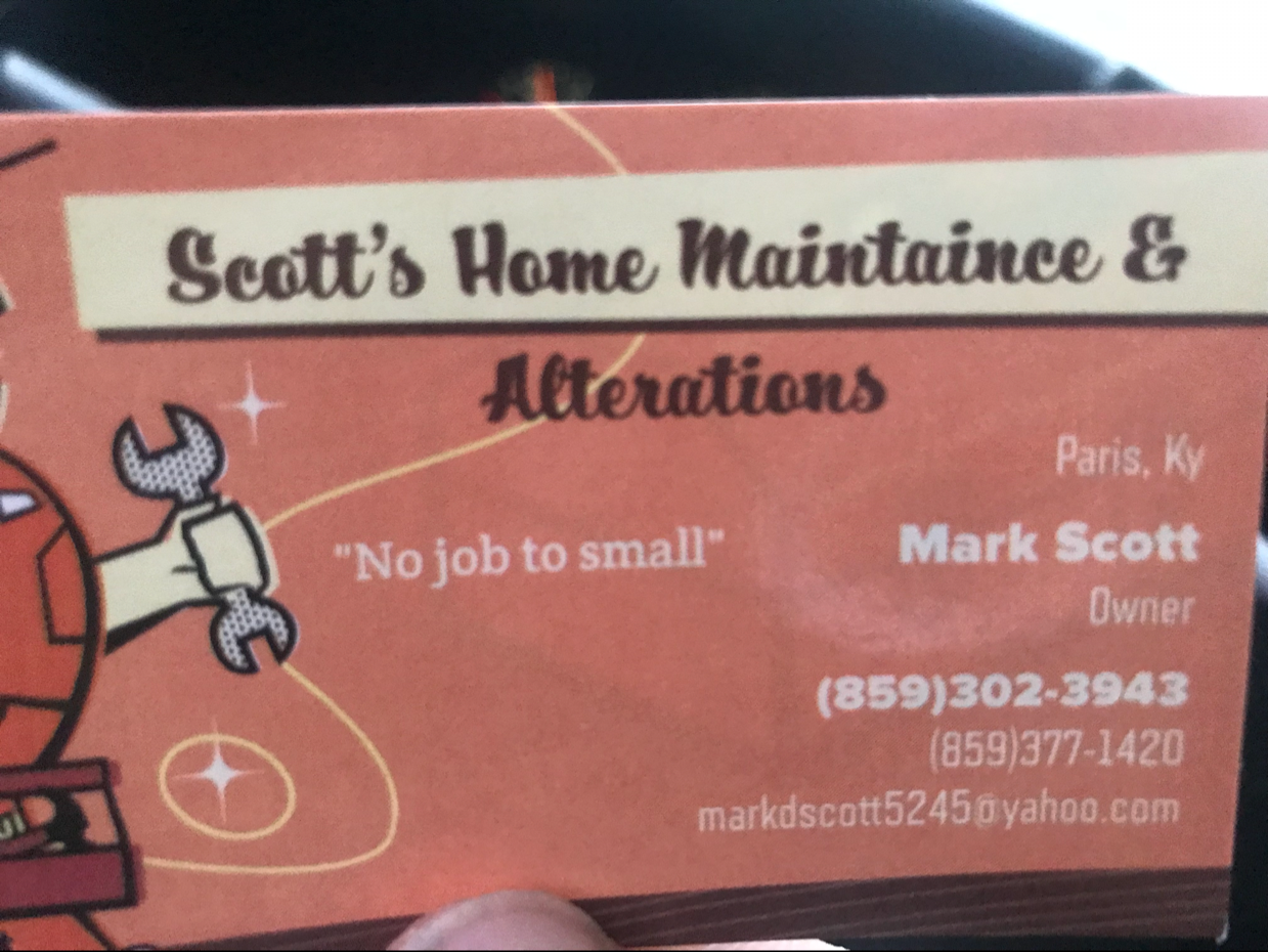 Scotts home maintenance & alterations logo