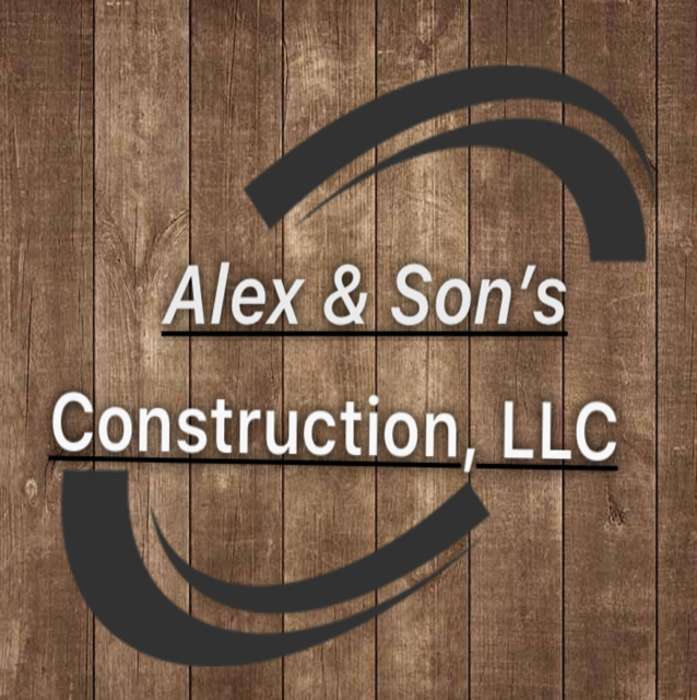 Alex and Sons construction logo
