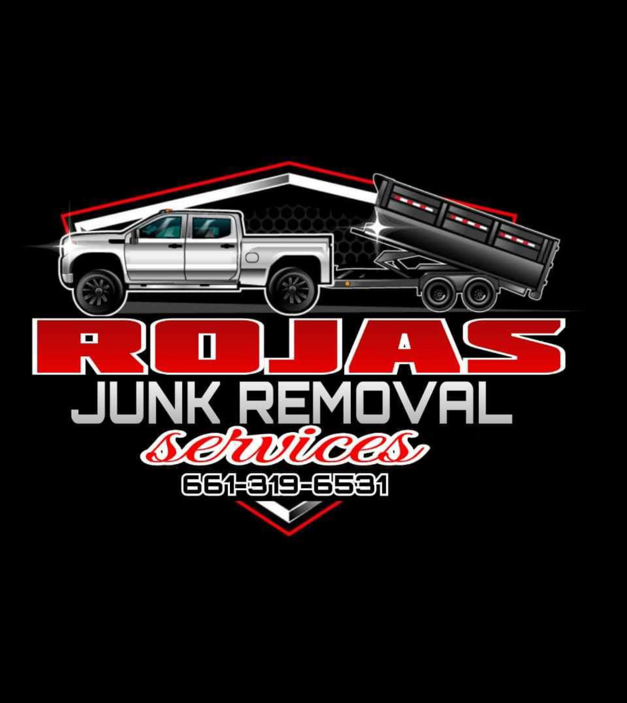 Rojas Clean Up. Junk, Trash Removal Services logo