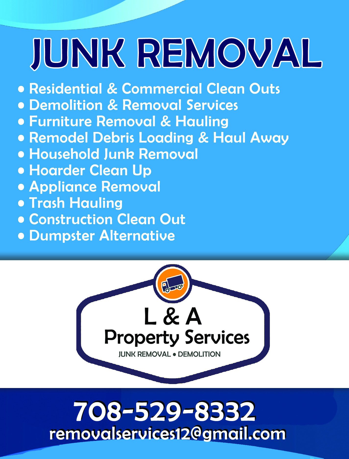 L & A Property Services logo