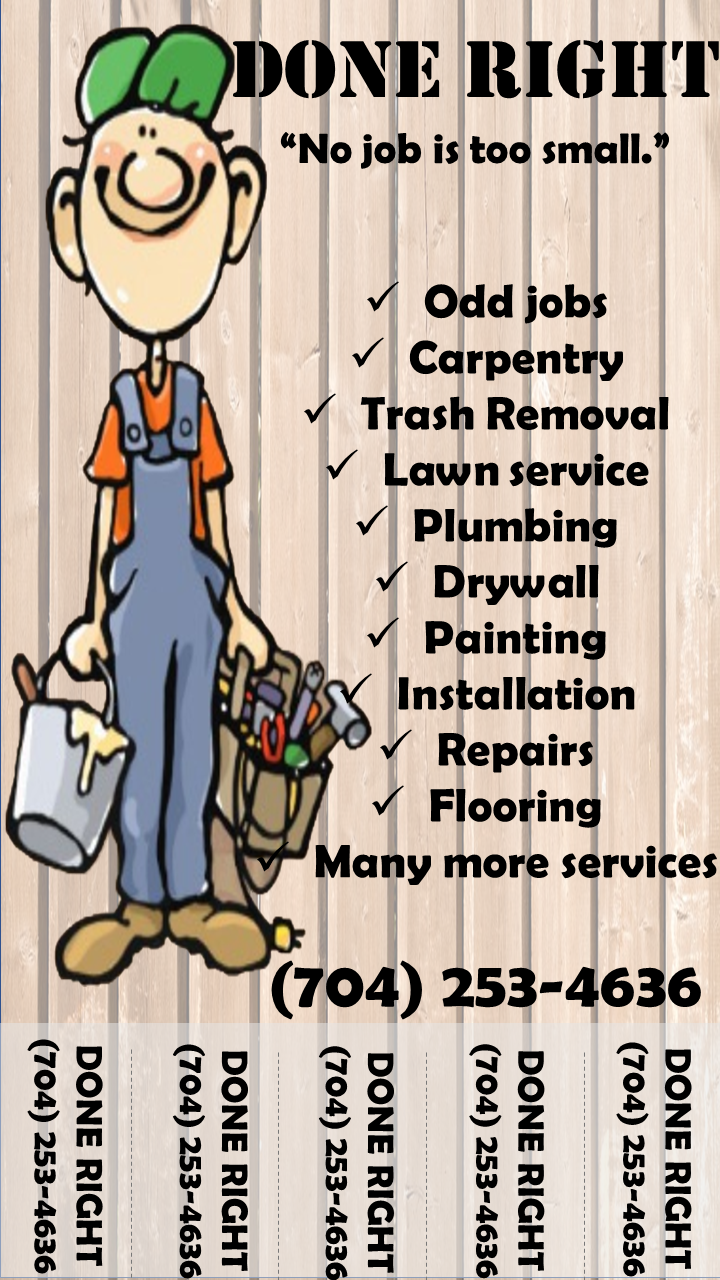 Done Right Handyman Pros logo