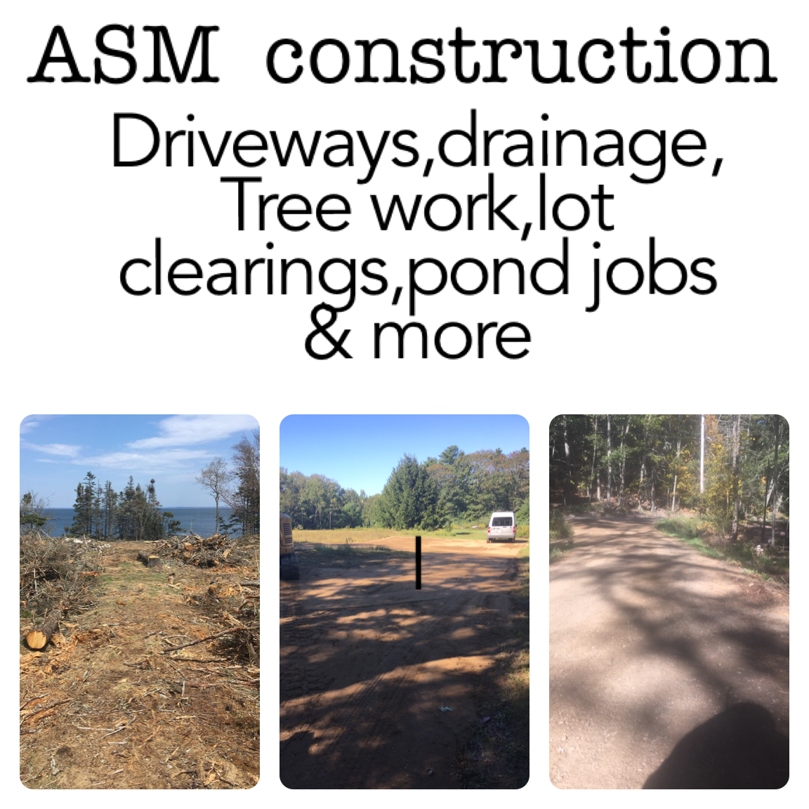 Asm excavation&landscaping logo