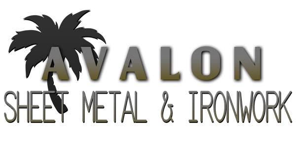 Avalon sheet metal and Ironworks logo