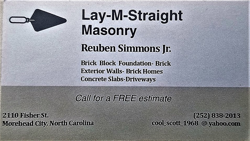Lay-M-Straight Masonry logo