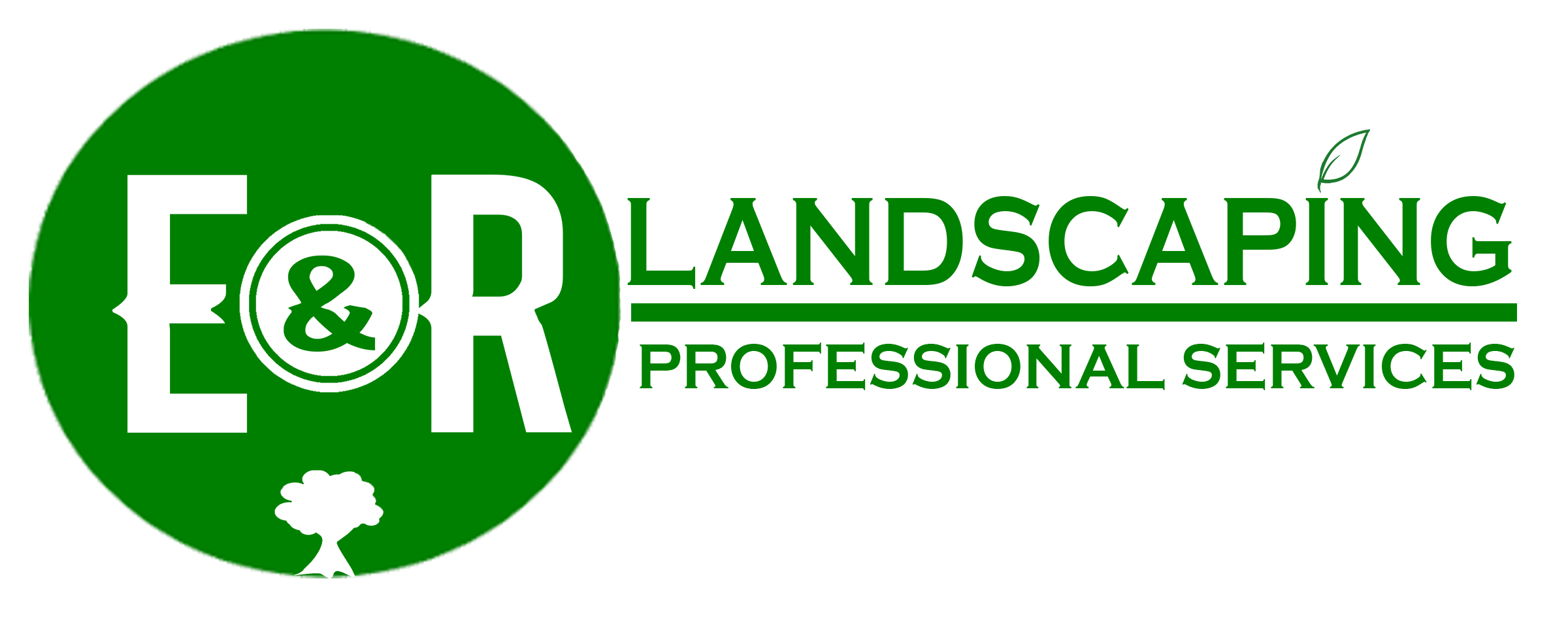 E&R Landscaping logo