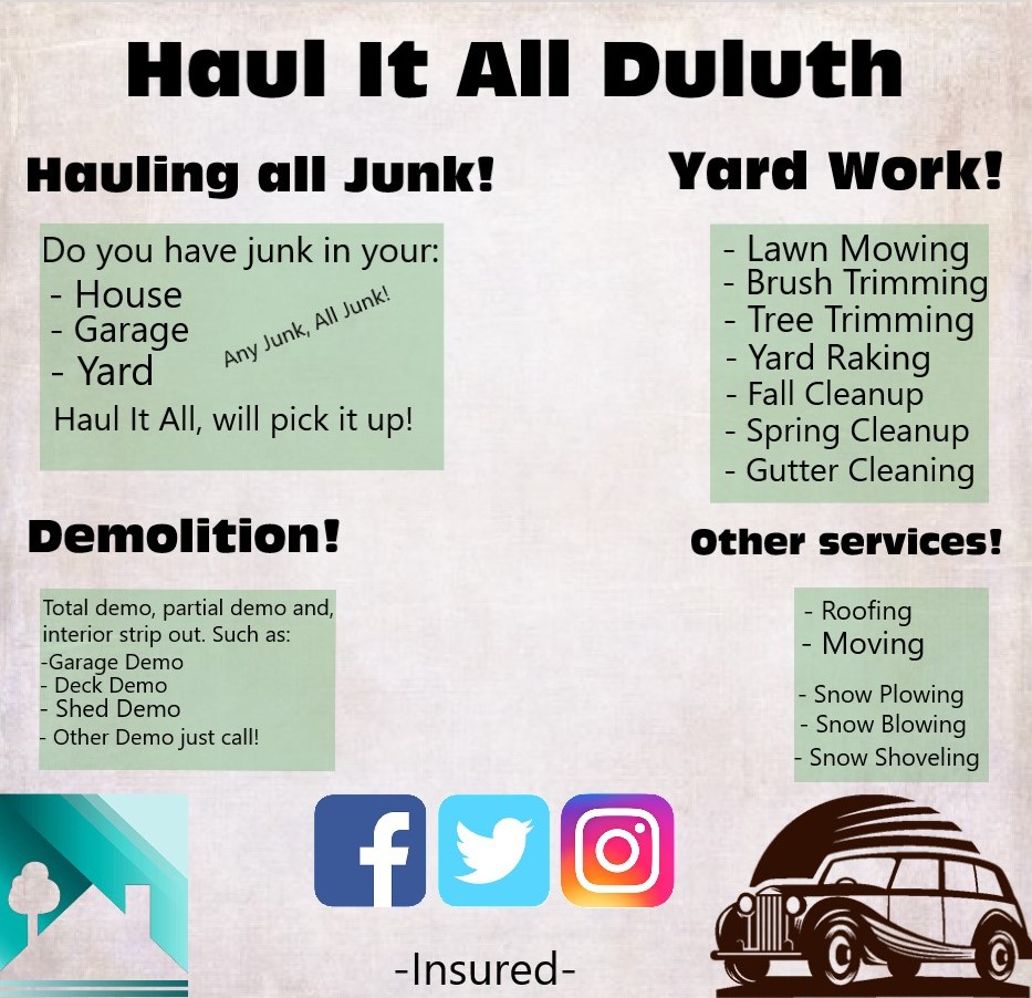 Haul It All Duluth logo