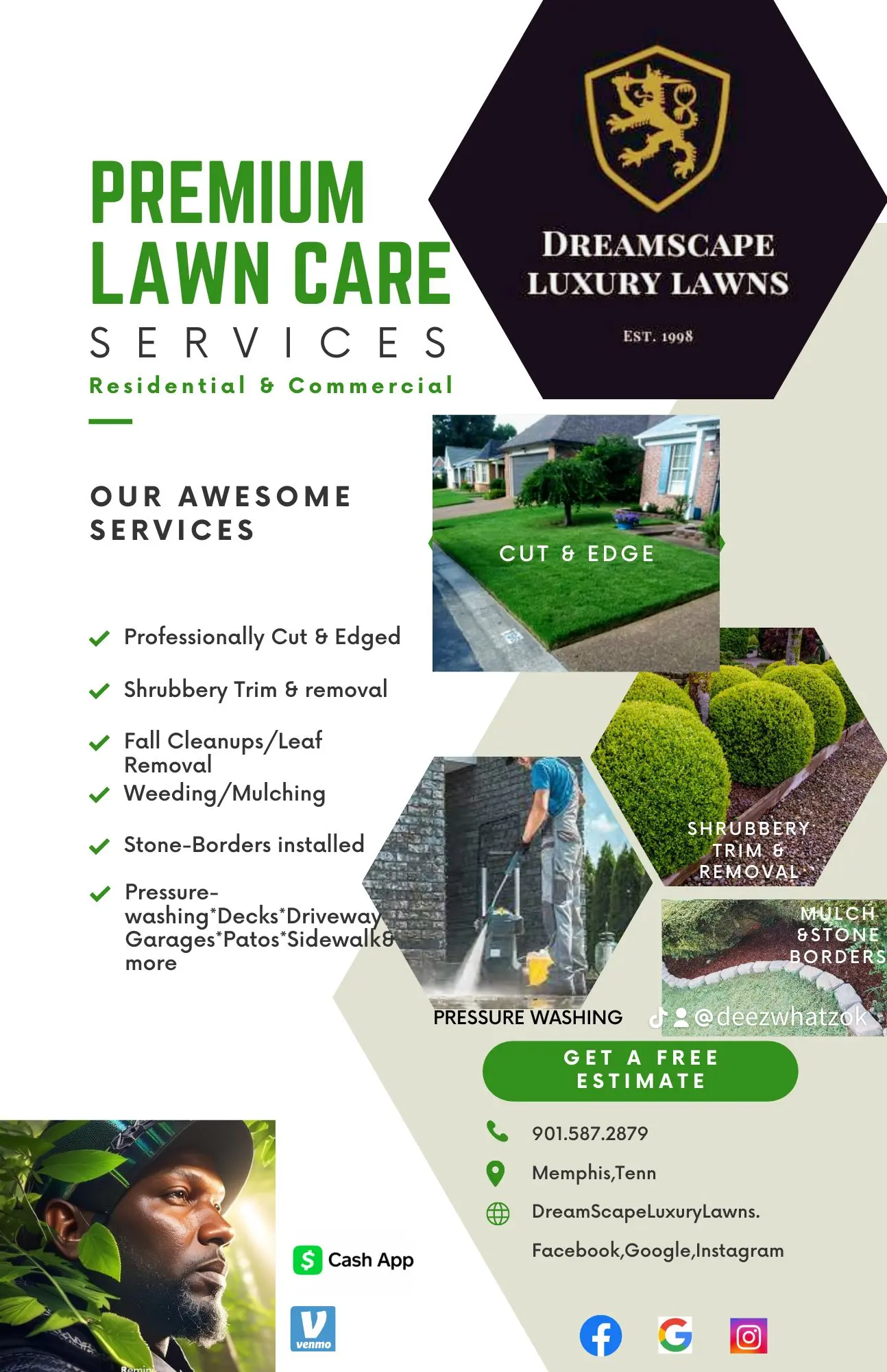 DreamScape Lawncare logo