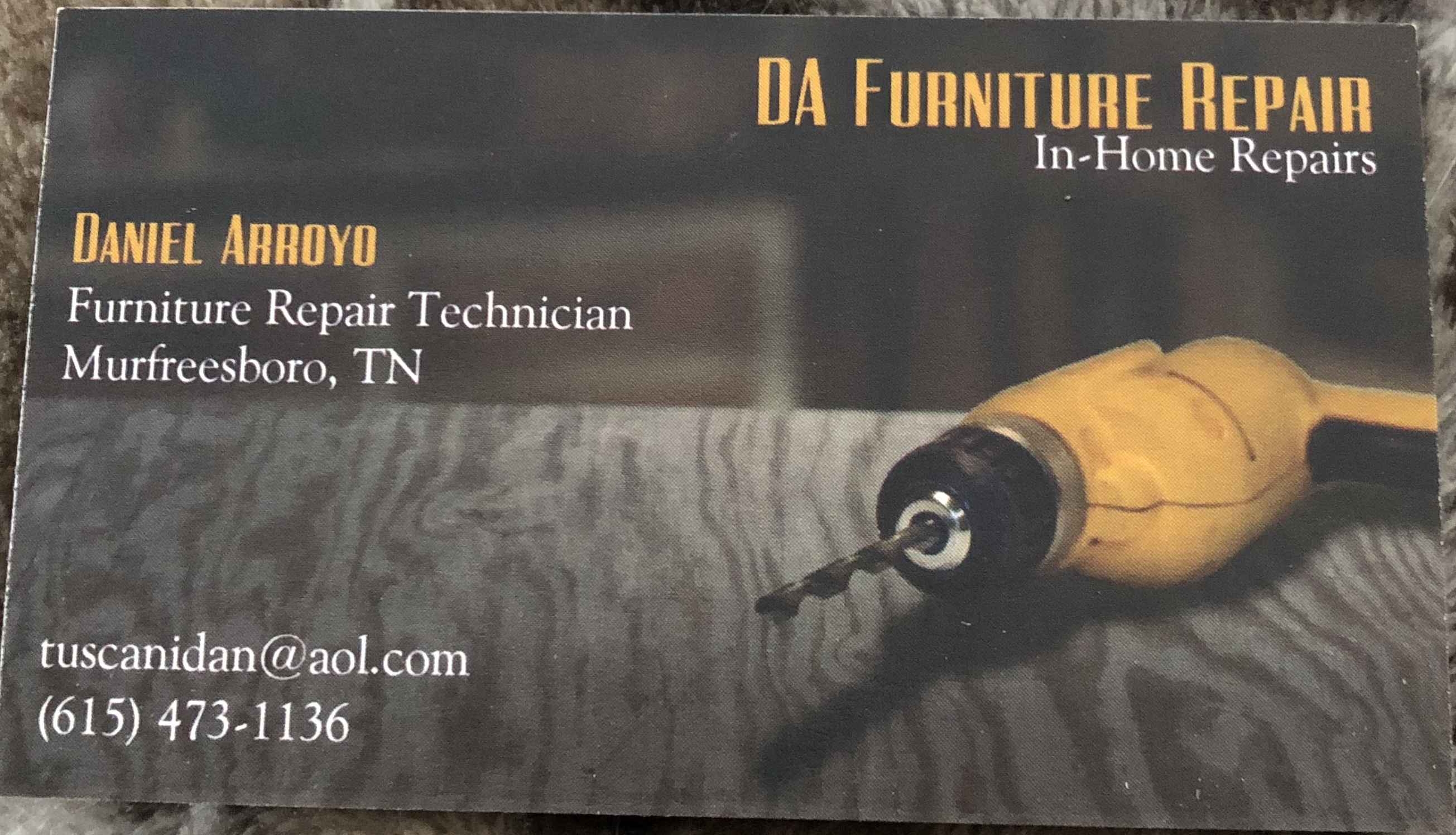 DA Furniture Repair logo