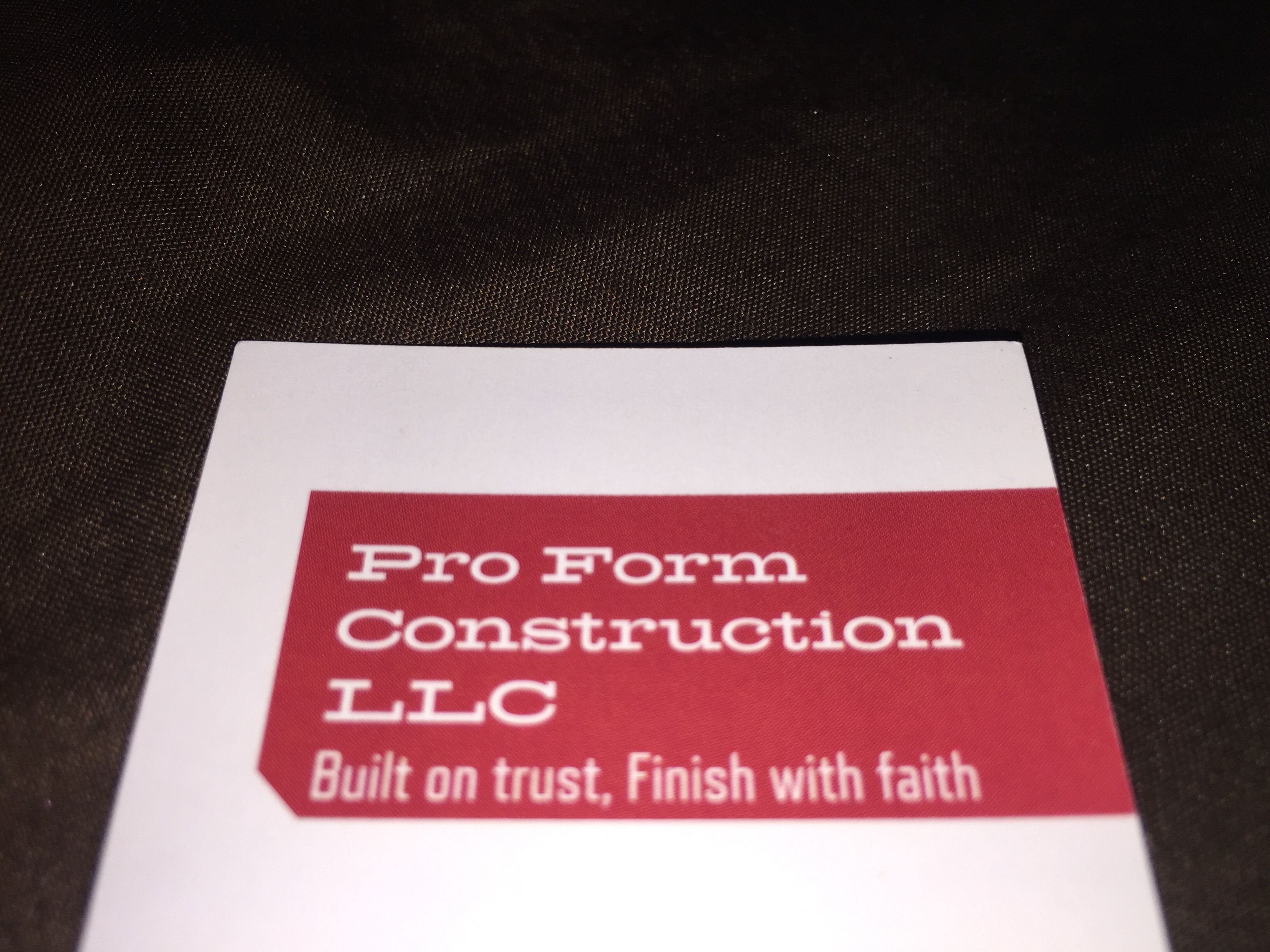 Pro Form Construction LLC logo