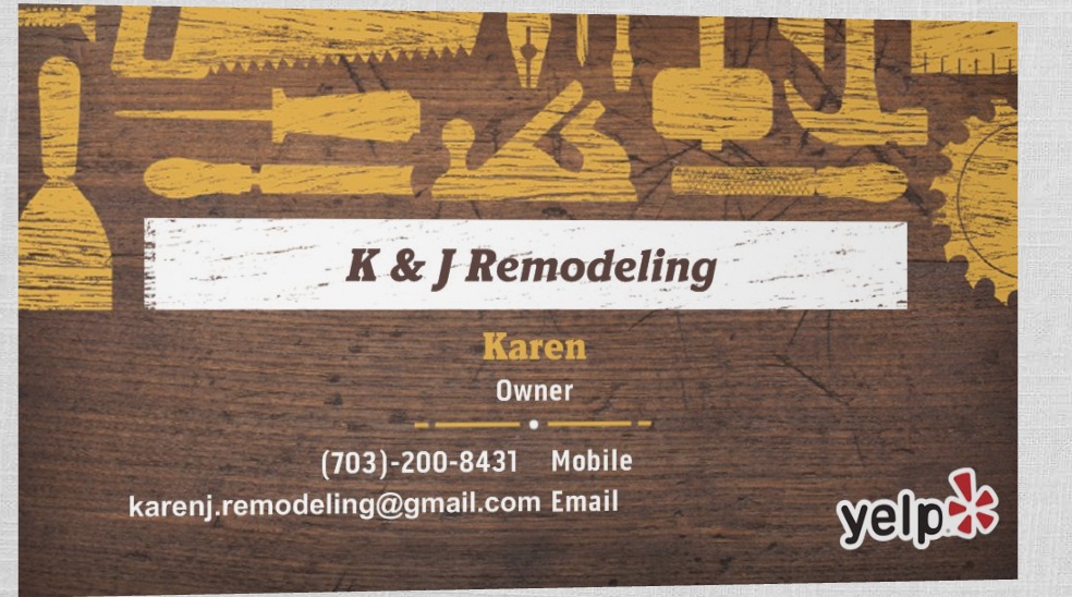K & J Remodeling logo
