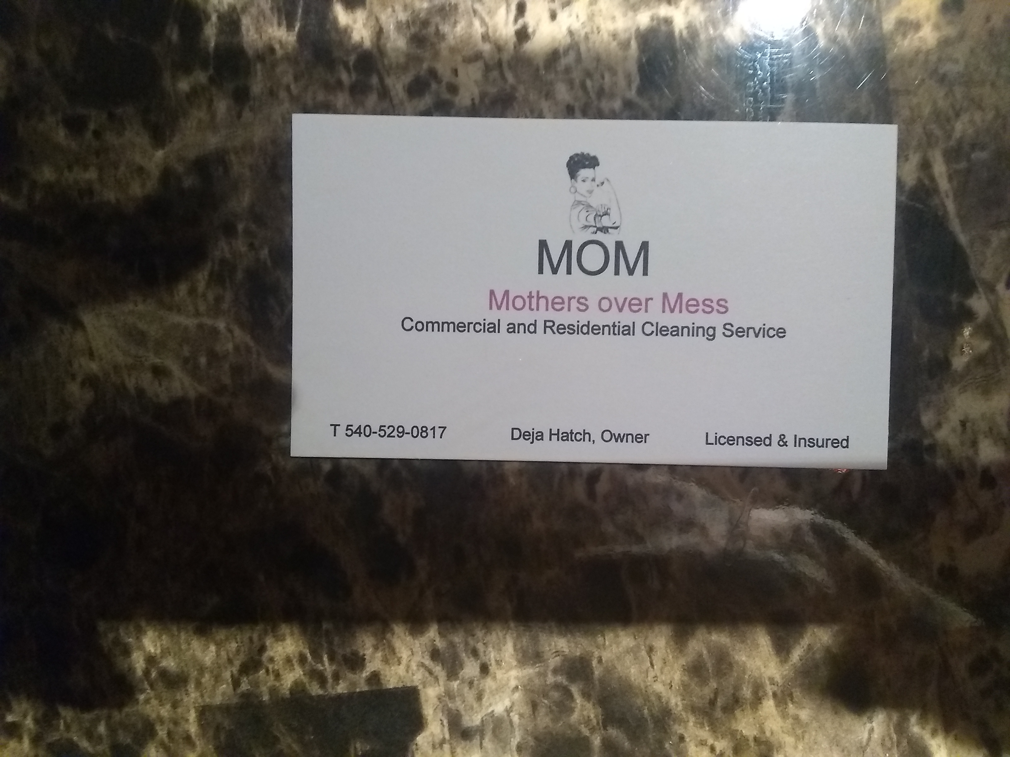 MOM, Mothers Over Mess logo