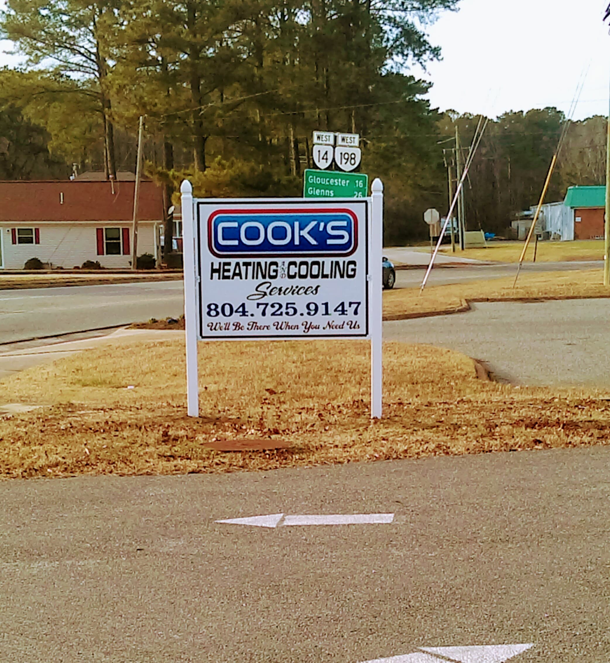Cook's Heating And Cooling Services logo