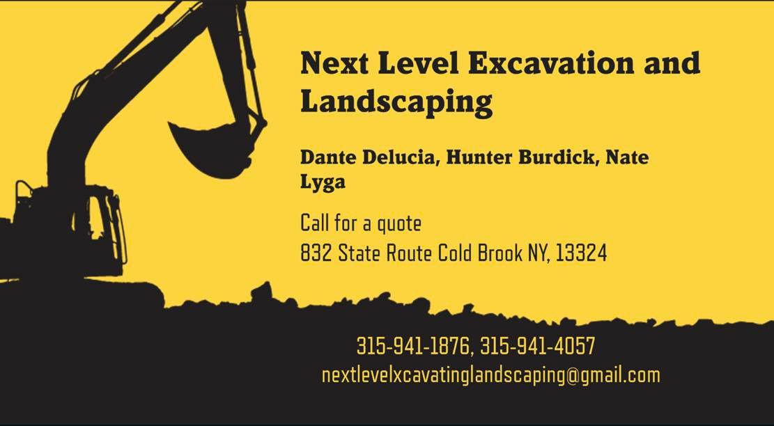 Next Level Excavation & landscaping logo