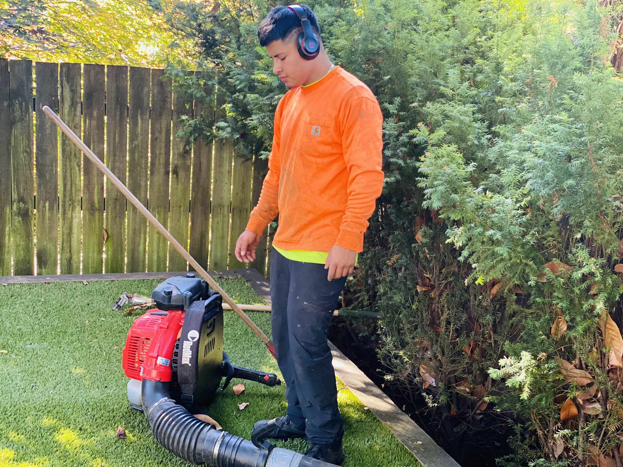 Mr. Aguilar Landscaping logo