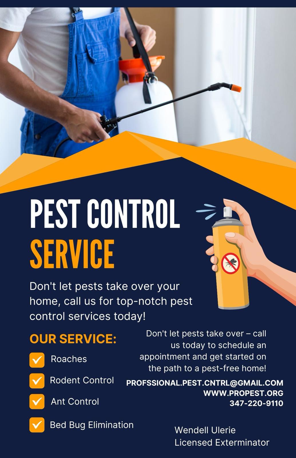 Professional Pest Control Inc. logo
