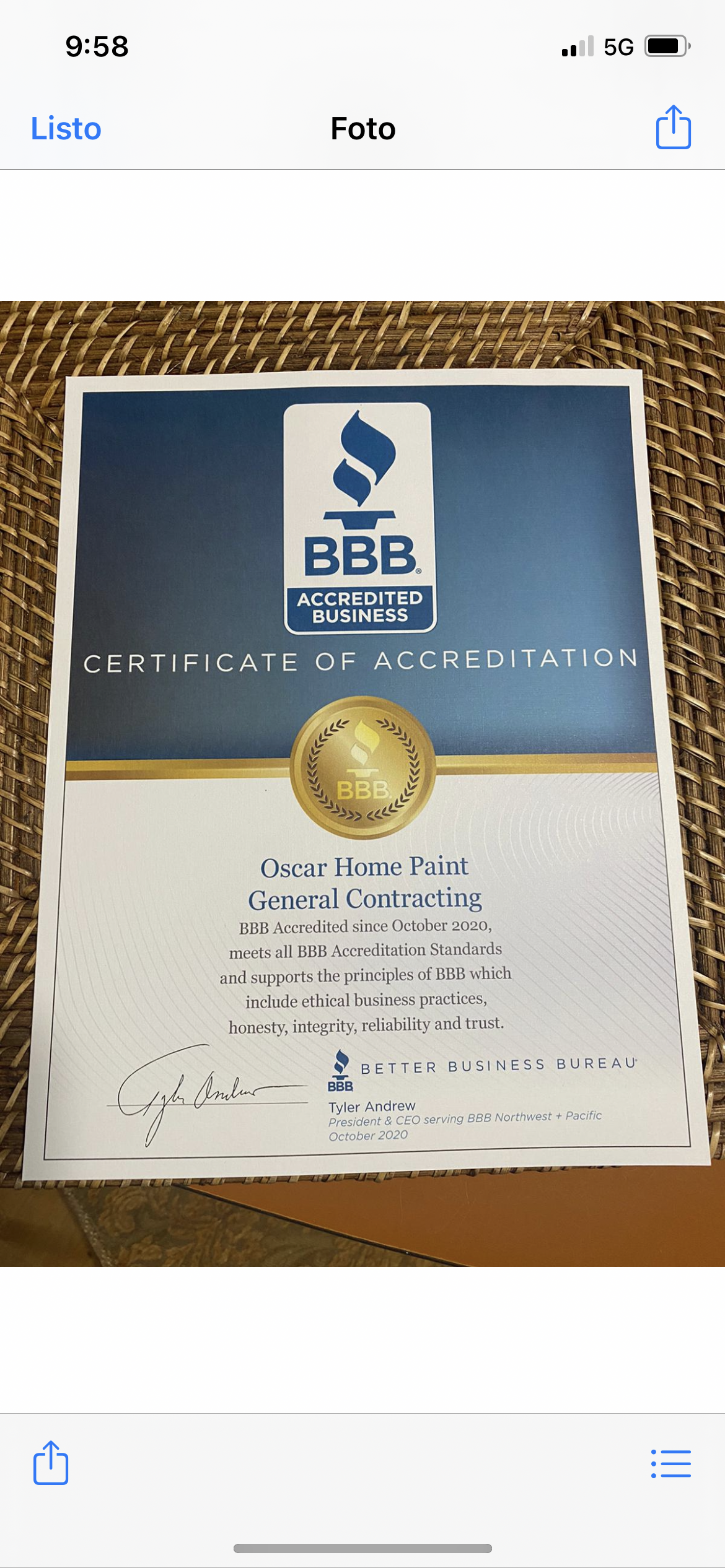 OSCAR HOME PAINT GENERAL CONTRACTOR logo
