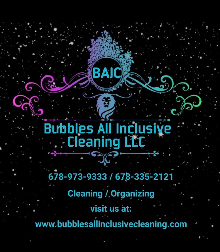 Logo for Bubbles All Inclusive Cleaning LLC.