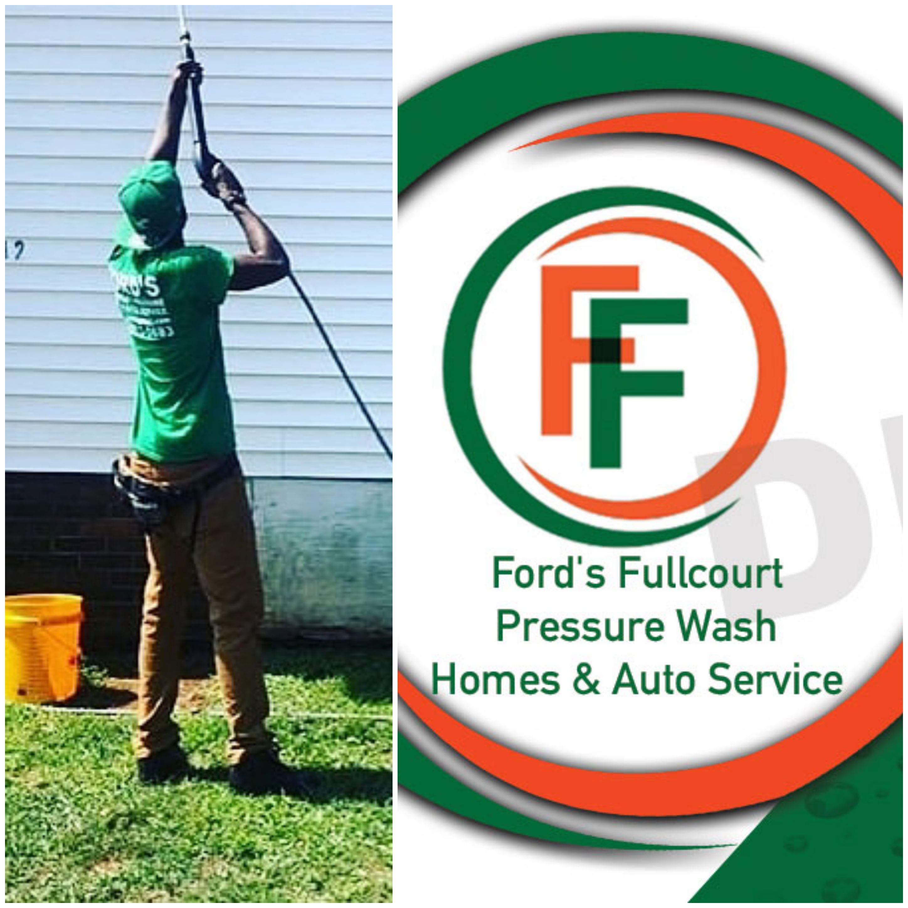 Ford's Fullcourt pressure washing service logo